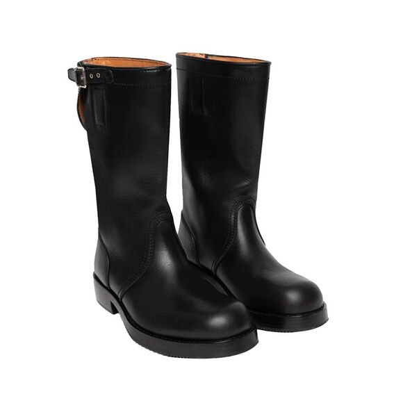 Dries Van Noten Men Stivali Biker In Pelle - Picture 2 of 3